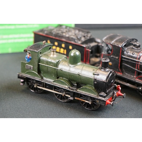 94 - Boxed M & L Premier Kits OO gauge GWR 4-6-0 County Class diecast locomotive model (built) plus 4 x o... 