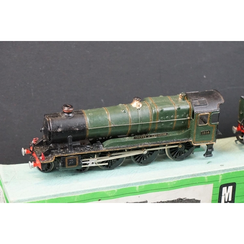 94 - Boxed M & L Premier Kits OO gauge GWR 4-6-0 County Class diecast locomotive model (built) plus 4 x o... 