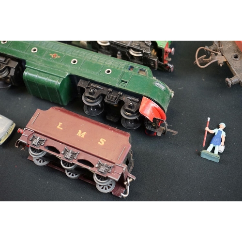 98 - 12 OO gauge locomotives to include Hornby Dublo Duchess of Atholl, Triang R159 etc, all show heavy p... 