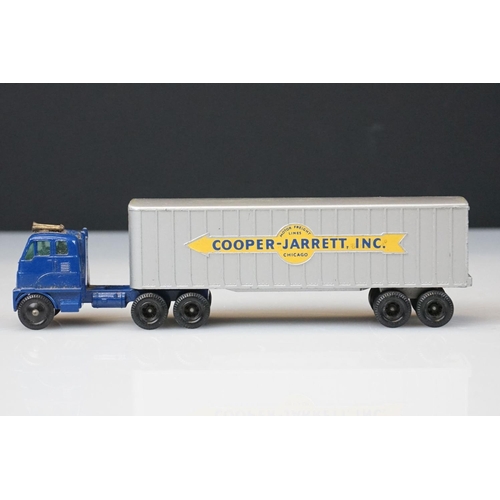 1051 - Boxed Lesney Matchbox Series Major Pack M9 Inter State Double Freighter diecast model, vg with gd bo... 