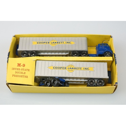 1051 - Boxed Lesney Matchbox Series Major Pack M9 Inter State Double Freighter diecast model, vg with gd bo... 