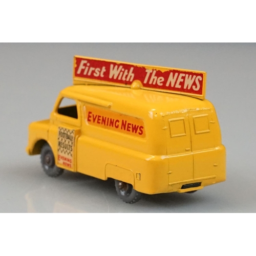 1052 - Three boxed Matchbox Series diecast models to include 42 Evening News Van, 21 Milk Delivery Truck an... 