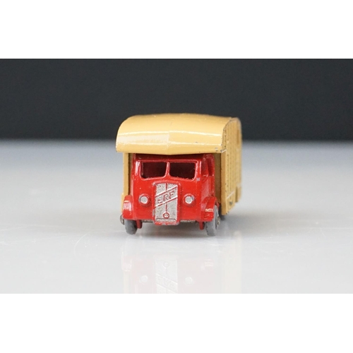 1053 - Six boxed Matchbox Series diecast model to include 9 Merryweather Marquis, 27 Bedford Low Loader, 33... 