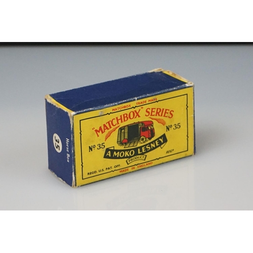 1053 - Six boxed Matchbox Series diecast model to include 9 Merryweather Marquis, 27 Bedford Low Loader, 33... 