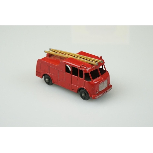 1053 - Six boxed Matchbox Series diecast model to include 9 Merryweather Marquis, 27 Bedford Low Loader, 33... 