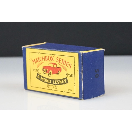 1053 - Six boxed Matchbox Series diecast model to include 9 Merryweather Marquis, 27 Bedford Low Loader, 33... 