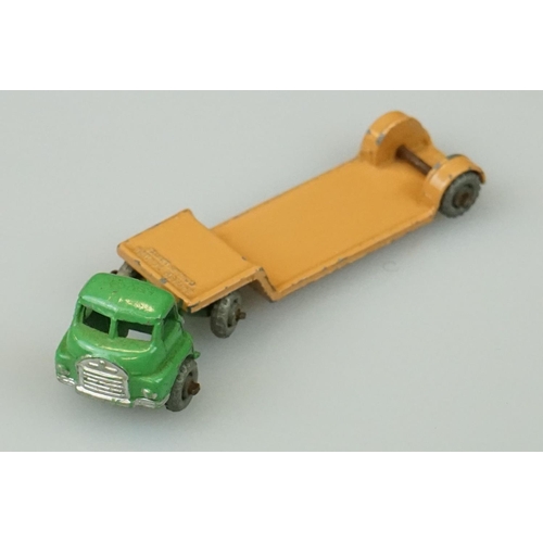 1053 - Six boxed Matchbox Series diecast model to include 9 Merryweather Marquis, 27 Bedford Low Loader, 33... 