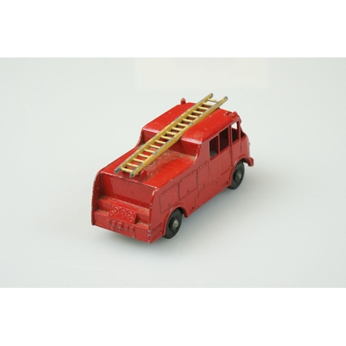 1053 - Six boxed Matchbox Series diecast model to include 9 Merryweather Marquis, 27 Bedford Low Loader, 33... 