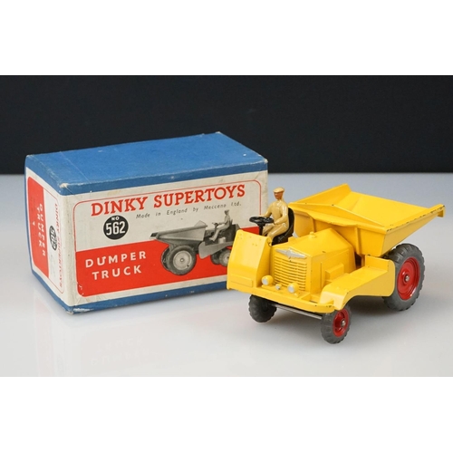 1055 - Three boxed Dinky diecast models to include 14C Coventry Climax Fork Lift Truck with orange main bod... 