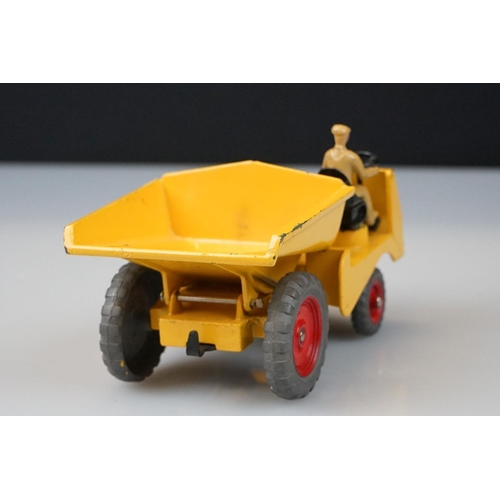 1055 - Three boxed Dinky diecast models to include 14C Coventry Climax Fork Lift Truck with orange main bod... 