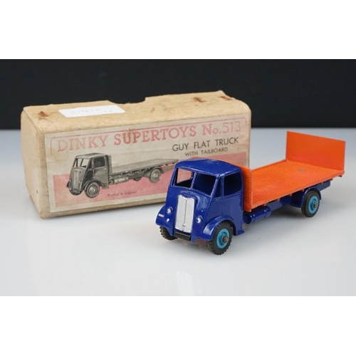 1056 - Two boxed Dinky Supertoys diecast models to include 521 Bedford Articulated Lorry in yellow with red... 