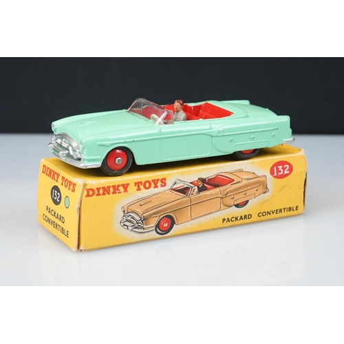 1058 - Four boxed Dinky diecast models to include 157 Jaguar XK120 Coupe in yellow, 185 Alfa Romeo 1900 Sup... 