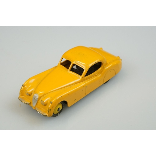 1058 - Four boxed Dinky diecast models to include 157 Jaguar XK120 Coupe in yellow, 185 Alfa Romeo 1900 Sup... 