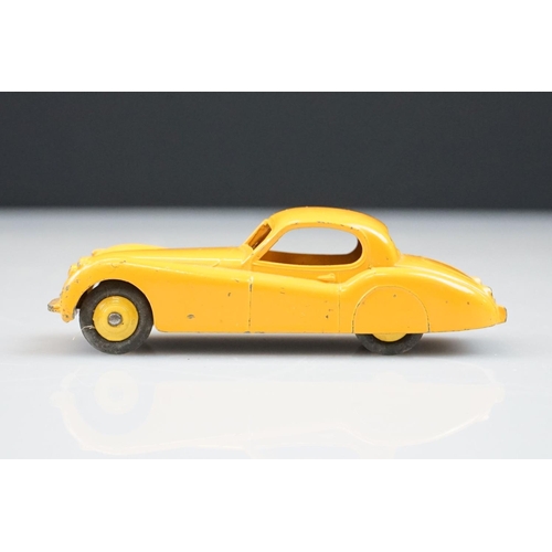 1058 - Four boxed Dinky diecast models to include 157 Jaguar XK120 Coupe in yellow, 185 Alfa Romeo 1900 Sup... 