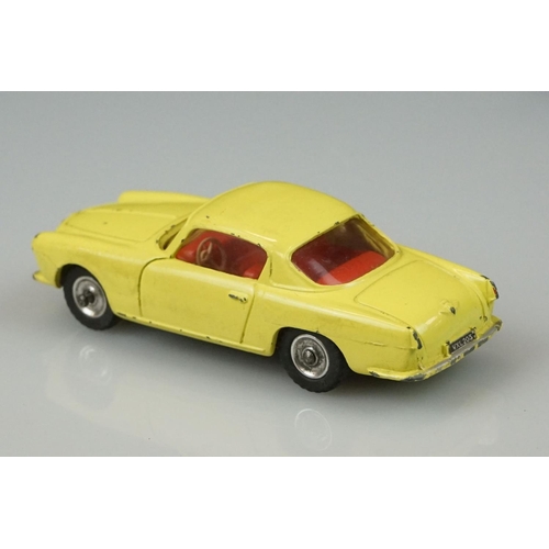 1058 - Four boxed Dinky diecast models to include 157 Jaguar XK120 Coupe in yellow, 185 Alfa Romeo 1900 Sup... 