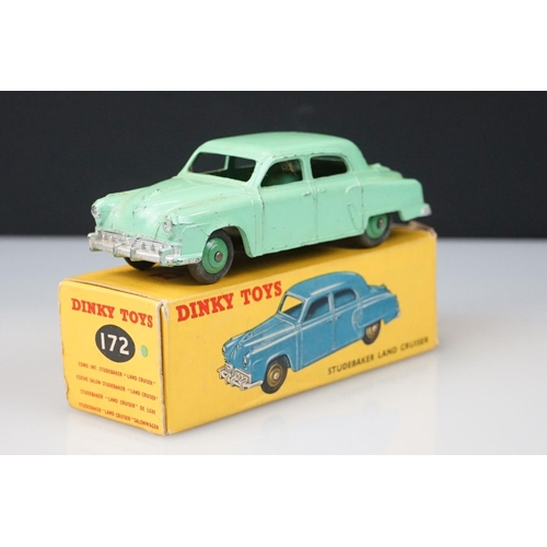 1058 - Four boxed Dinky diecast models to include 157 Jaguar XK120 Coupe in yellow, 185 Alfa Romeo 1900 Sup... 