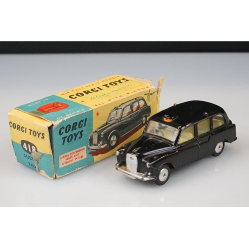 1059 - Two boxed Dinky diecast models to include 265 Plymouth USA Taxi & 283 BOAC Coach, diecast vg with so... 