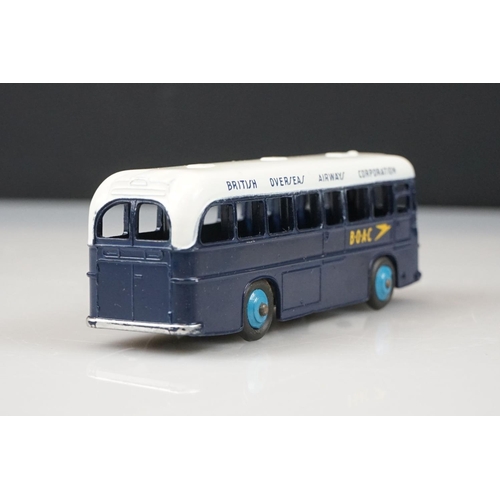 1059 - Two boxed Dinky diecast models to include 265 Plymouth USA Taxi & 283 BOAC Coach, diecast vg with so... 