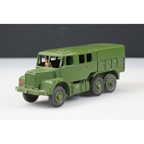 1060 - Two boxed Dinky Supertoys military diecast models to include 660 Tank Transporter and 689 Medium Art... 