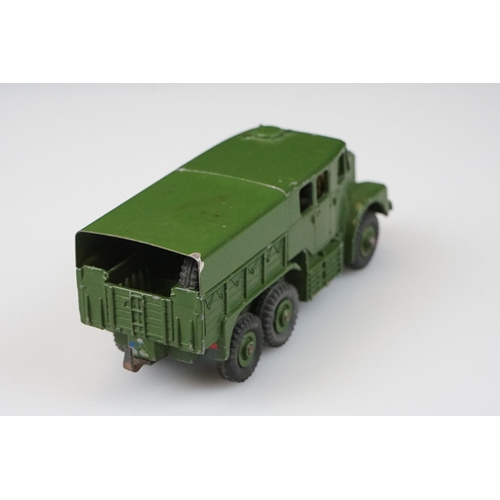 1060 - Two boxed Dinky Supertoys military diecast models to include 660 Tank Transporter and 689 Medium Art... 