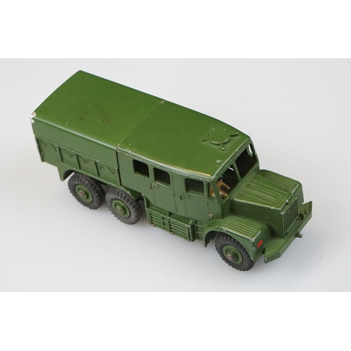 1060 - Two boxed Dinky Supertoys military diecast models to include 660 Tank Transporter and 689 Medium Art... 