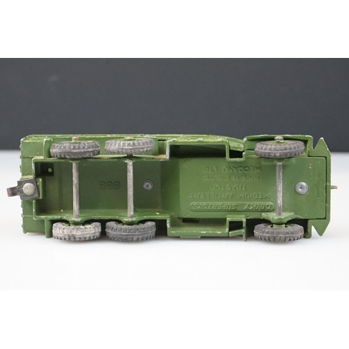 1060 - Two boxed Dinky Supertoys military diecast models to include 660 Tank Transporter and 689 Medium Art... 