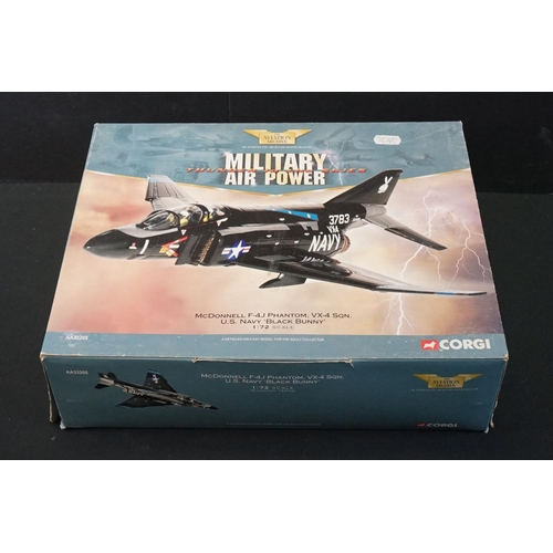 1074 - 12 Boxed Corgi Aviation Archive Military Air Power diecast models to include 7 x 1:72 Thunder In The... 