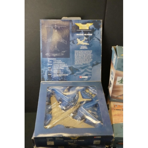 1074 - 12 Boxed Corgi Aviation Archive Military Air Power diecast models to include 7 x 1:72 Thunder In The... 