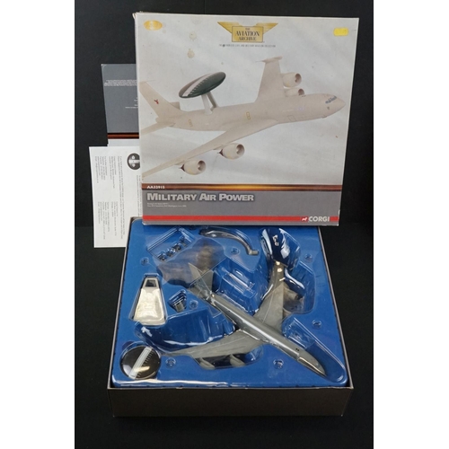 1075 - Seven Boxed Corgi Aviation Archive Military Air Power diecast models to include 5 x 1:72 limited edi... 