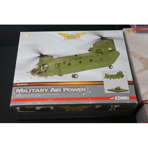 1075 - Seven Boxed Corgi Aviation Archive Military Air Power diecast models to include 5 x 1:72 limited edi... 