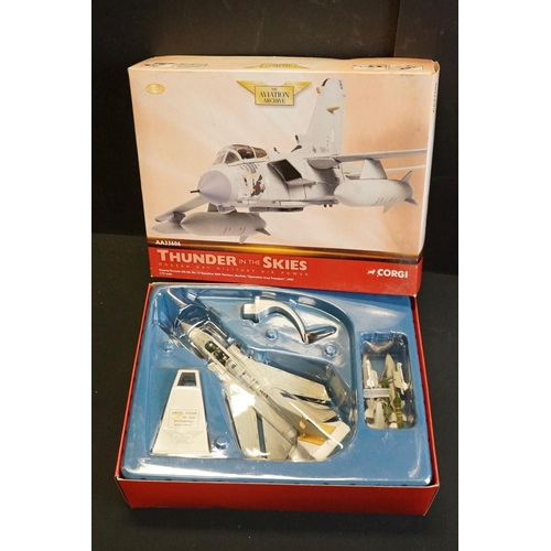 1078 - Five Boxed Corgi Aviation Archive diecast models to include 2 x 1:72 limited edition Thunder in the ... 