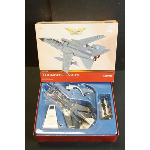 1078 - Five Boxed Corgi Aviation Archive diecast models to include 2 x 1:72 limited edition Thunder in the ... 