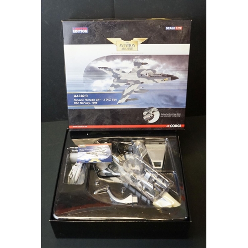 1079 - Nine Boxed Corgi Aviation Archive 1:72 limited edition diecast models with COAs to include 7 x Autho... 