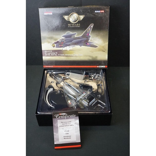 1079 - Nine Boxed Corgi Aviation Archive 1:72 limited edition diecast models with COAs to include 7 x Autho... 