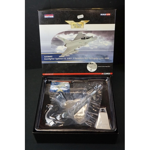 1079 - Nine Boxed Corgi Aviation Archive 1:72 limited edition diecast models with COAs to include 7 x Autho... 