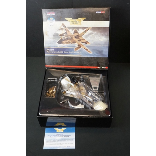 1079 - Nine Boxed Corgi Aviation Archive 1:72 limited edition diecast models with COAs to include 7 x Autho... 