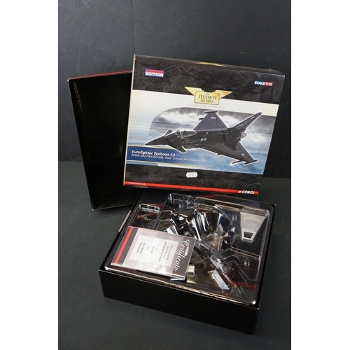 1079 - Nine Boxed Corgi Aviation Archive 1:72 limited edition diecast models with COAs to include 7 x Autho... 