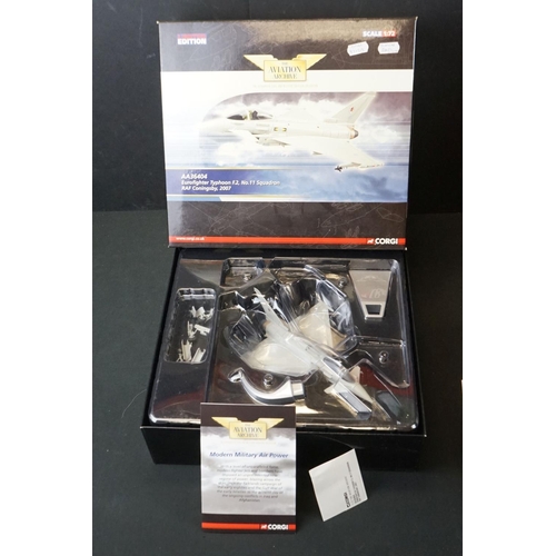 1079 - Nine Boxed Corgi Aviation Archive 1:72 limited edition diecast models with COAs to include 7 x Autho... 