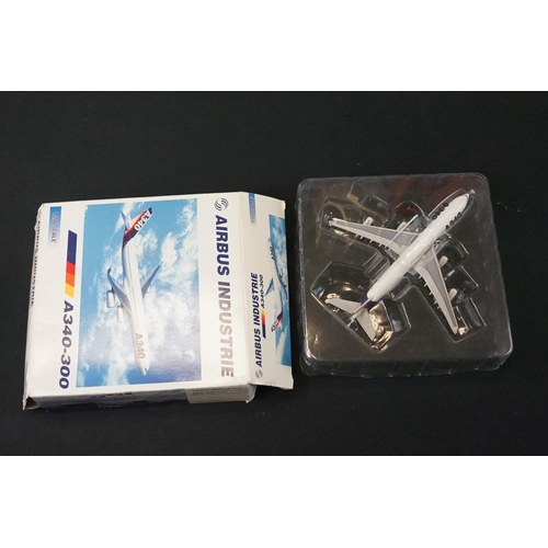 1080 - 13 Boxed Dragon Wings Airbus 1/400 diecast models to include 7 x Airbus Industrie (55001, 55040, 552... 