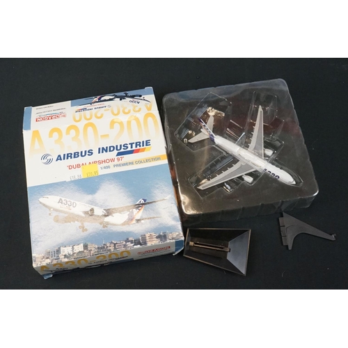 1080 - 13 Boxed Dragon Wings Airbus 1/400 diecast models to include 7 x Airbus Industrie (55001, 55040, 552... 