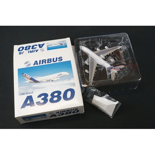 1080 - 13 Boxed Dragon Wings Airbus 1/400 diecast models to include 7 x Airbus Industrie (55001, 55040, 552... 