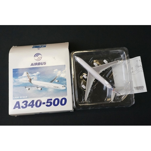 1080 - 13 Boxed Dragon Wings Airbus 1/400 diecast models to include 7 x Airbus Industrie (55001, 55040, 552... 