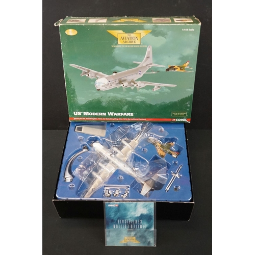 1083 - Six Boxed Corgi Aviation Archive diecast models to include 2 x 1:144 limited edition Modern Warfare ... 