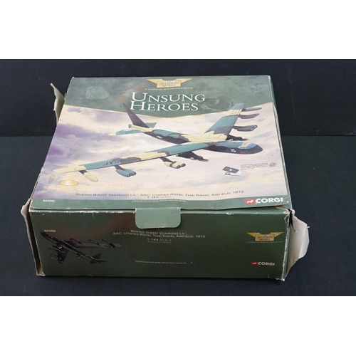 1083 - Six Boxed Corgi Aviation Archive diecast models to include 2 x 1:144 limited edition Modern Warfare ... 