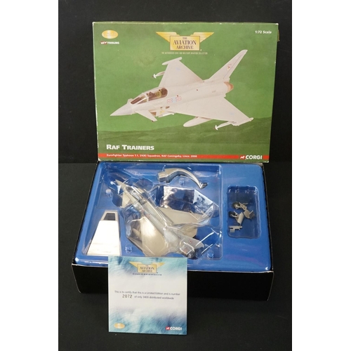 1083 - Six Boxed Corgi Aviation Archive diecast models to include 2 x 1:144 limited edition Modern Warfare ... 