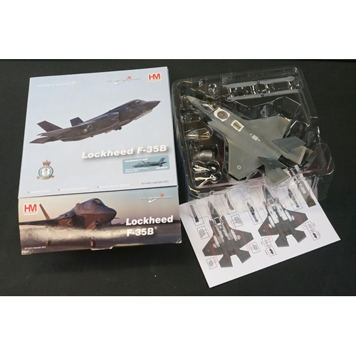 1085 - Six Boxed Hobbymaster Air Power Series 1:72 diecast models to include HA1415 Douglas A-4 Skyhawk, HA... 