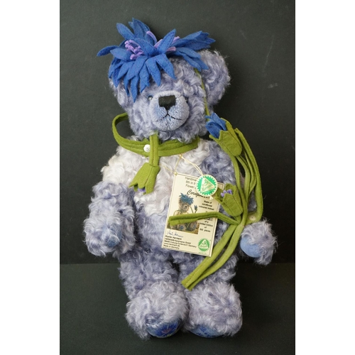 167 - Nine ltd edn Hermann Spielwaren Flower Bears to include Bluebell, Daisy, Snowdrop, Poppy, Forget-me-... 