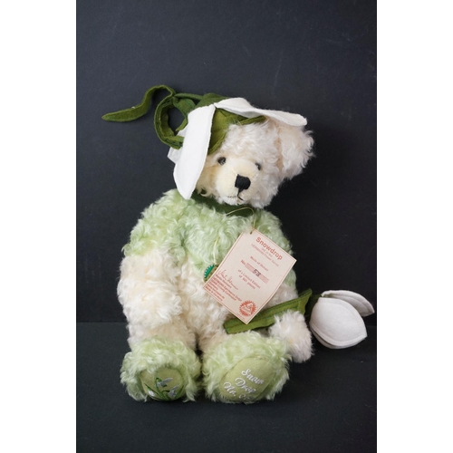 167 - Nine ltd edn Hermann Spielwaren Flower Bears to include Bluebell, Daisy, Snowdrop, Poppy, Forget-me-... 