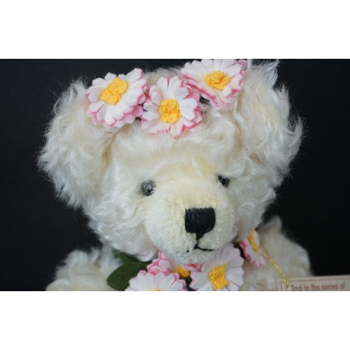 167 - Nine ltd edn Hermann Spielwaren Flower Bears to include Bluebell, Daisy, Snowdrop, Poppy, Forget-me-... 