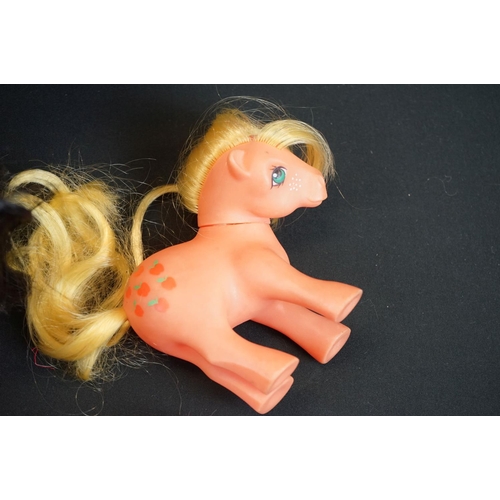 188 - Collection of 80s figures to include 5 x Hasbro G1 My Little Pony (Lemondrop, Baby Ribbon, Bowtie, C... 